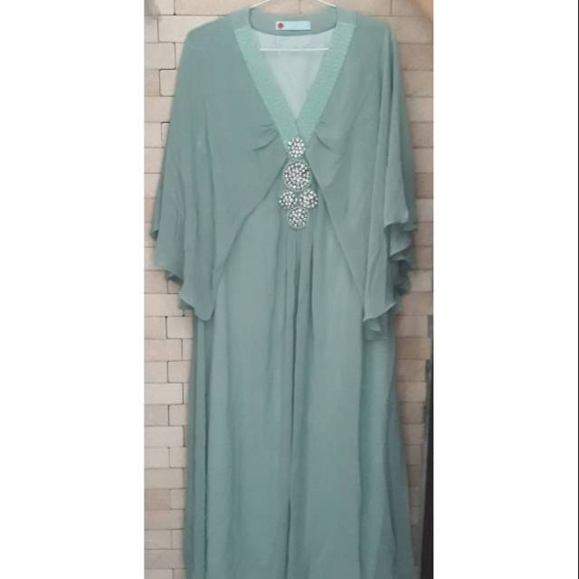 Dress Gamis Solemio Preloved warna biru muda