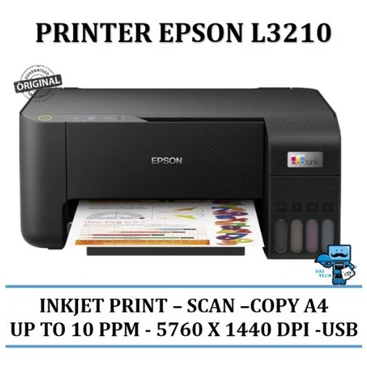 Printer Epson L3210 Ecotank Multifungsi - Garansi Resmi