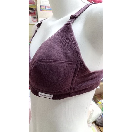 Bh Sport bra dewasa tanpa busa tanpa kawat cup besar big size | Sport bra remaja | Sport bra termurah