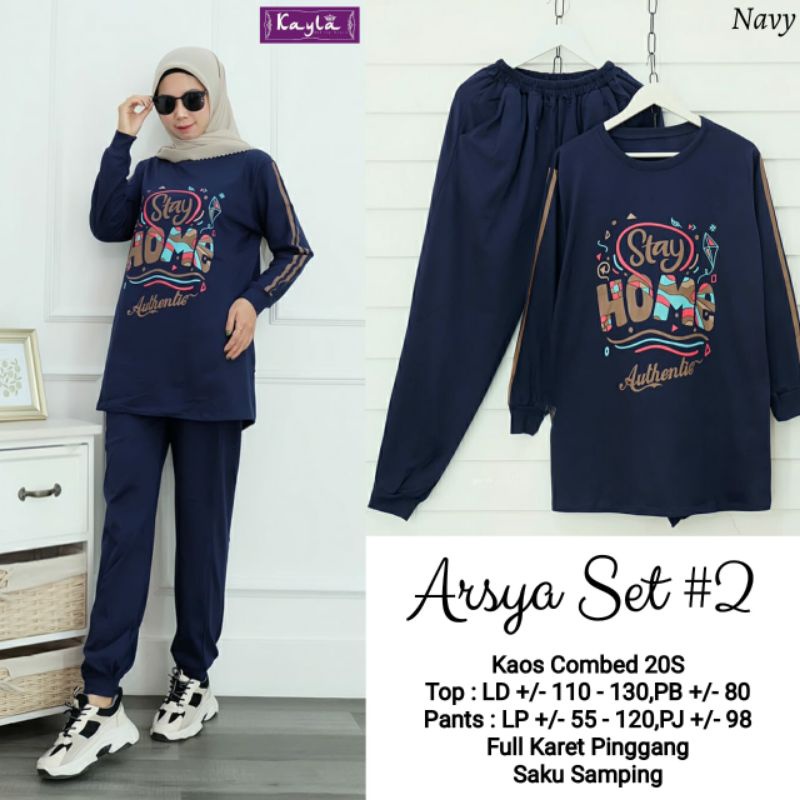 ARSYA SET 2 • ORI BY KAYLA (BISA COD)