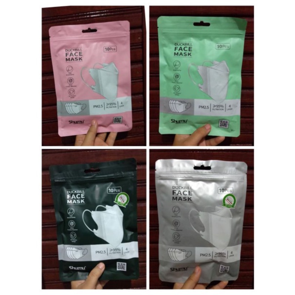 Masker duckbill Shumu isi 10