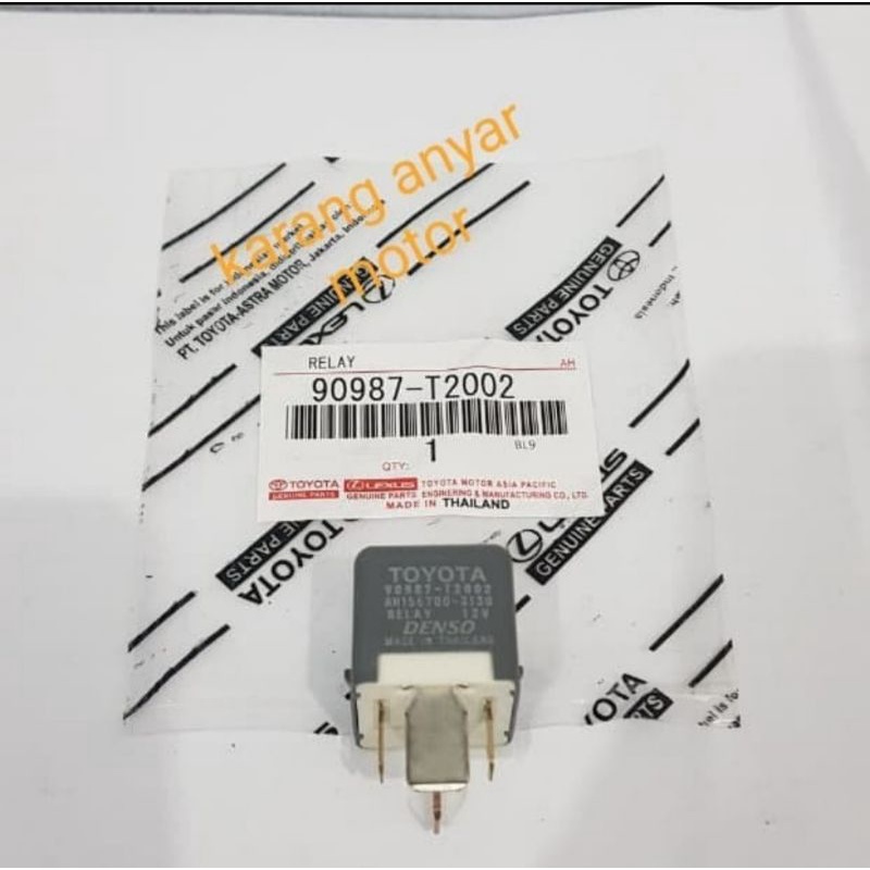 RELAY LAMPU AVANZA INNOVA FORTUNER KAKI 4 ORIGINAL