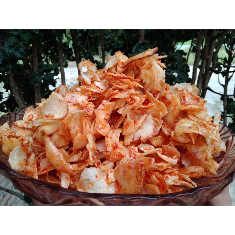 

Keripik Singkong/Keripik Pedas Manis 500 gram