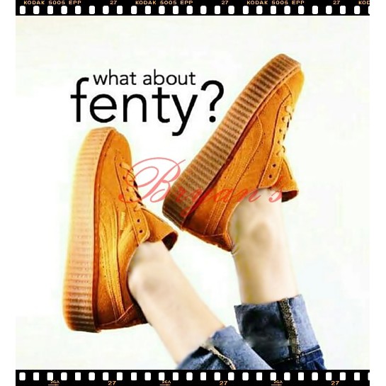 SEPATU PUMA FENTY CREEPERS RIHANNA TAN