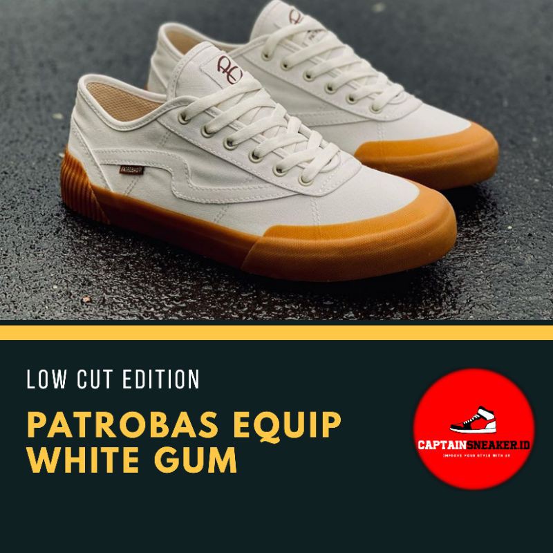 patrobas equip low white gum