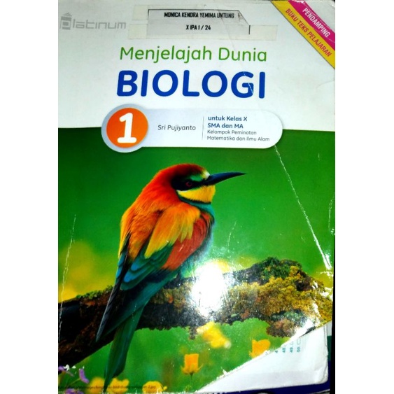 

PLATINUM BIOLOGI KELAS 10 PENERBIT TIGA SERANGKAI