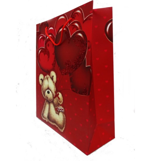 Sekawanmart Paper Bag Motif Love Bear / Tas Kertas  ( 127548 )