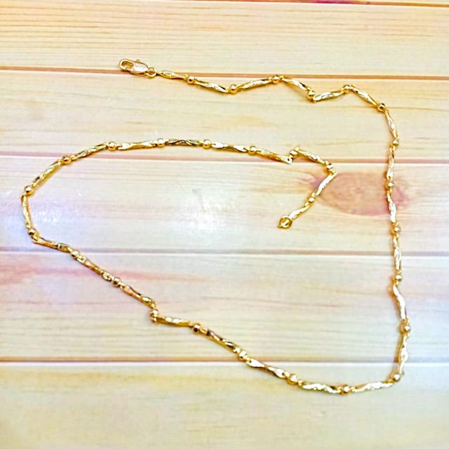 Kalung wanita // kalung lais emas // kalung lidi pentol // perhiasan // kalung pamjanh 45 cm