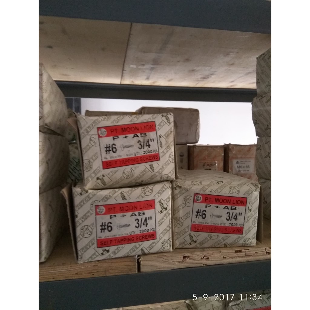 # 6x3/4'' Sekrup PH (+)