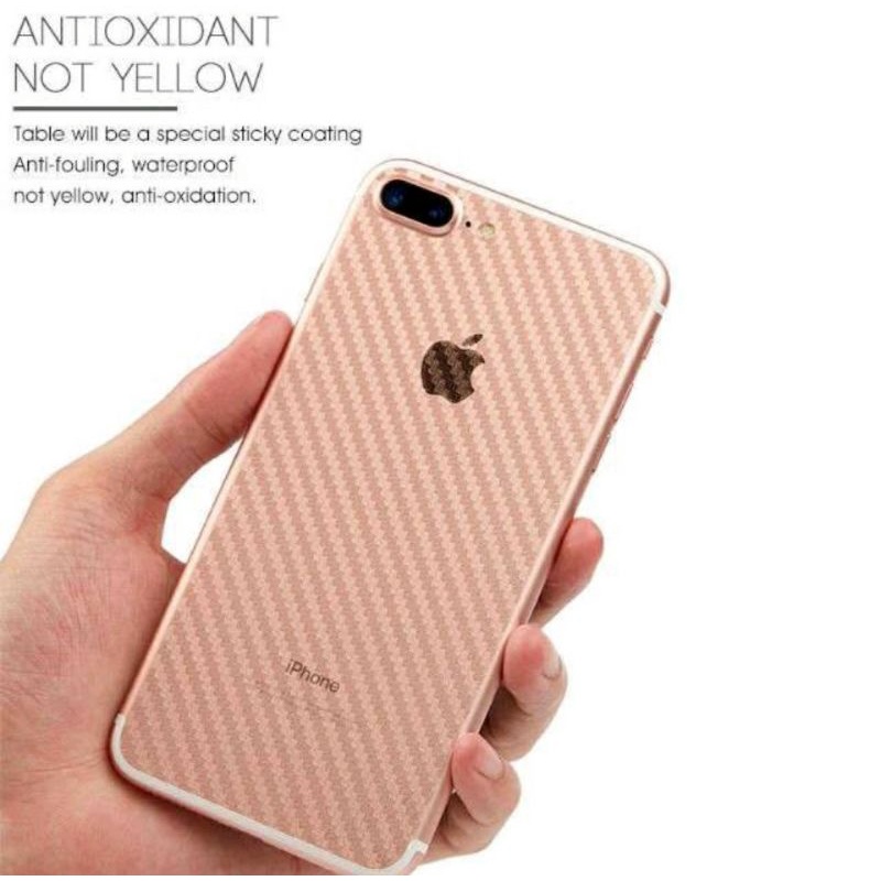 IPHONE SKIN CARBON GUARD SKIN GARSKIN ANTI GORES BELAKANG SKIN CARBON IPHONE 6 6+ 7G 7+ 8+ IPHONE X XS XR XS MAX IPHONE 11 11 PRO 12 MINI 12 13 14 PRO MAX