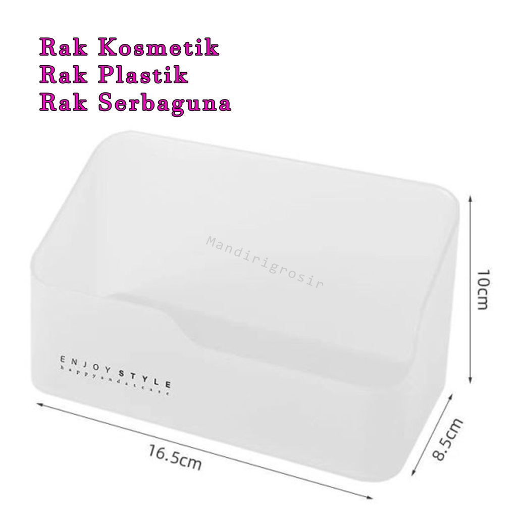 Rak Plastik * Rak Kosmetik  * Rak Serbaguna * Uk 16.5x8.5cm