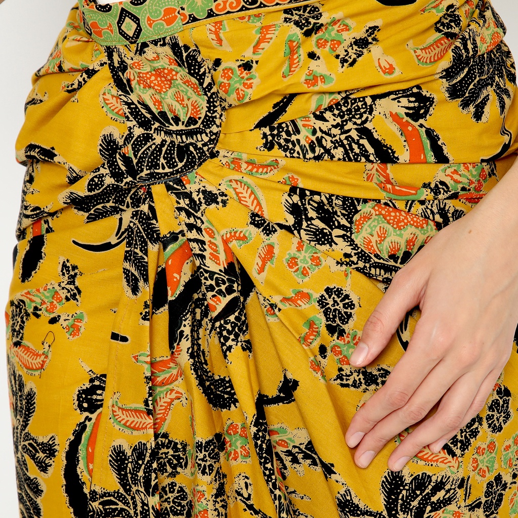 ROK LILIT BATIK Skirt Kebaya Instan Modern Wanita Warna Kuning Hitam Orange Hijau 724996 Cap 72 - Rok Batik Lilit Bawahan Skirt Kamen Kebaya Songket Batik Panjang Plisket Span Instan Jadi Bali Lembaran Premium Modern Untuk Wanita Kondangan