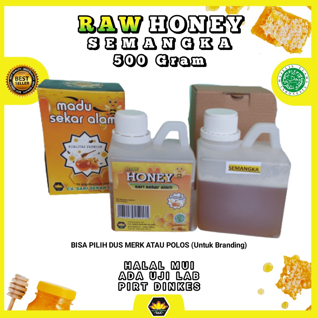 PROMO 500 Gram Raw honey/madu nektar Semangka free dus