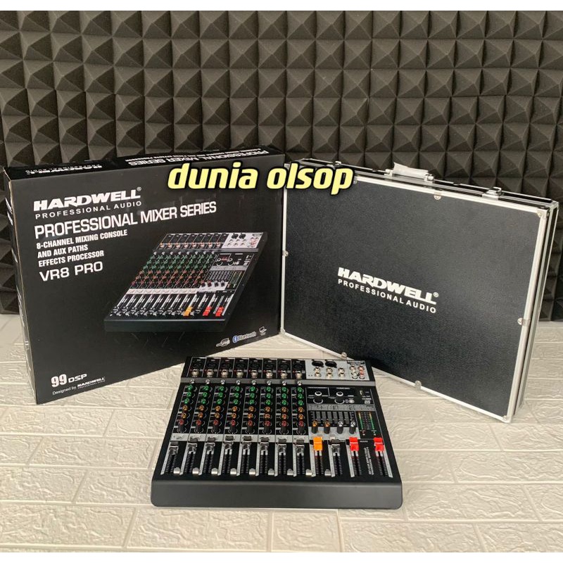 mixer audio HARDWELL VR8 PRO 8Chanel soundcard mixer hardwell vr8 pro usb bluethoot original