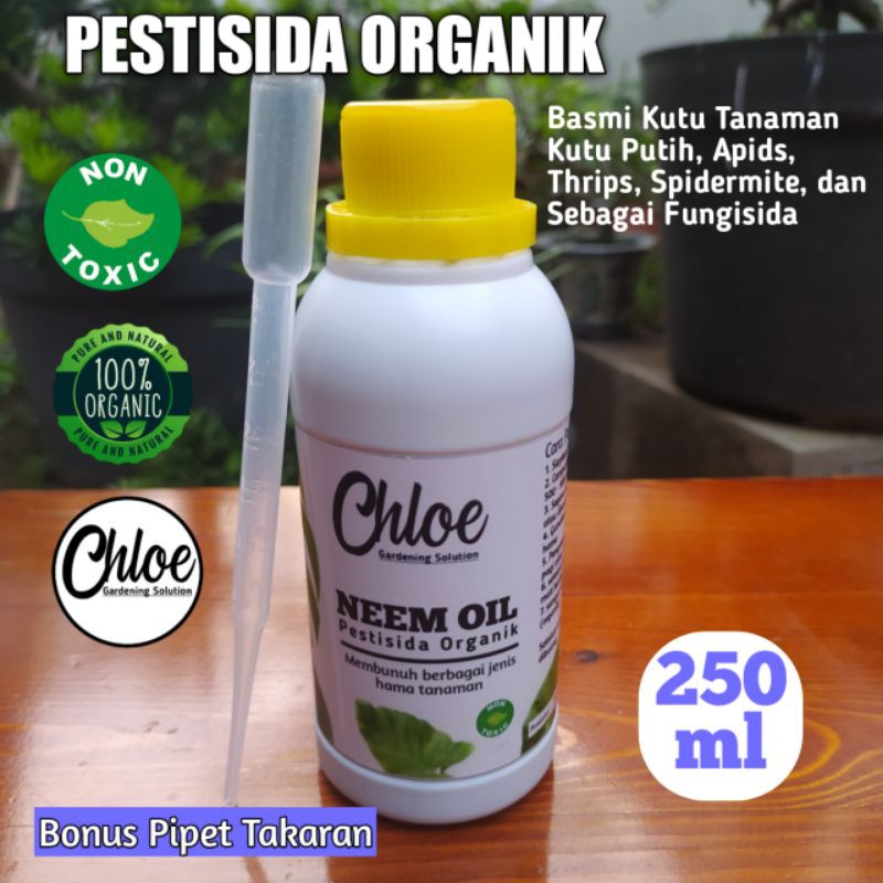 NEEM OIL PESTISIDA ORGANIK BASMI HAMA TANAMAN 250ML