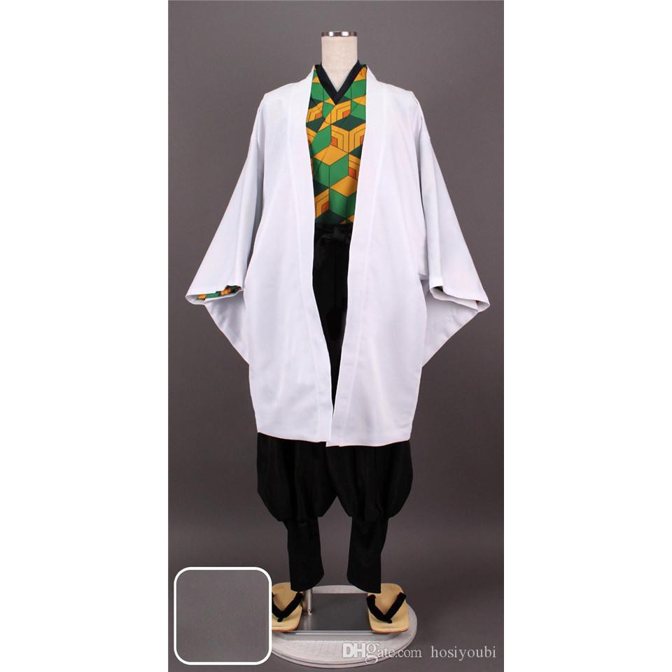 FULLSET COSTUME SABITO KIMETSU NO YAIBA YUKATA KIMONO