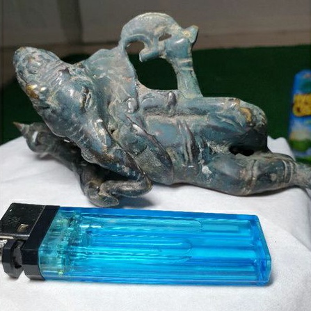 Patung ganesha tidur antik