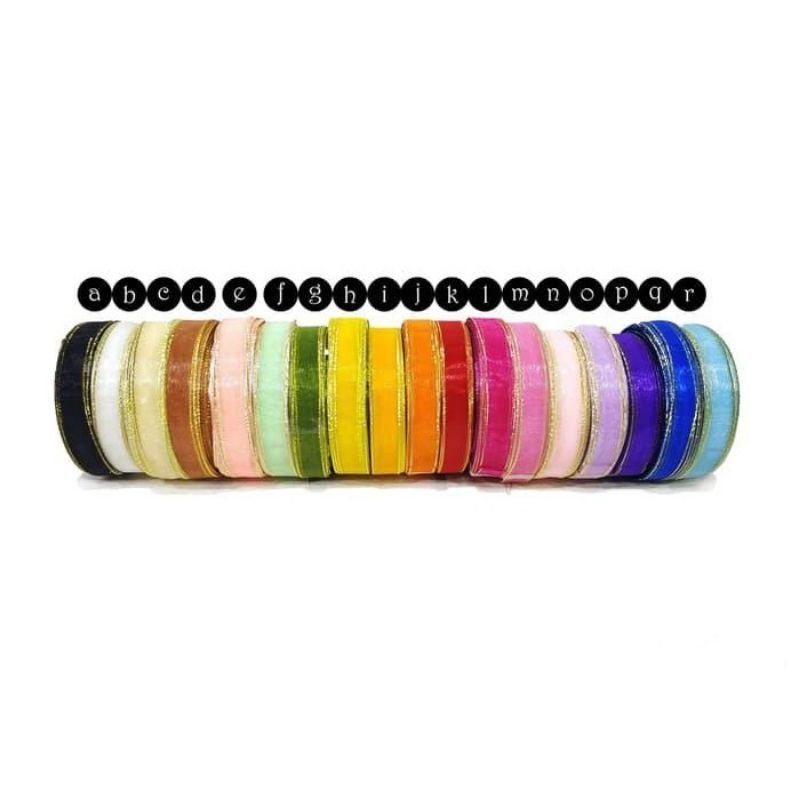 

Pita Organdi 1 inch / 2,5 cm