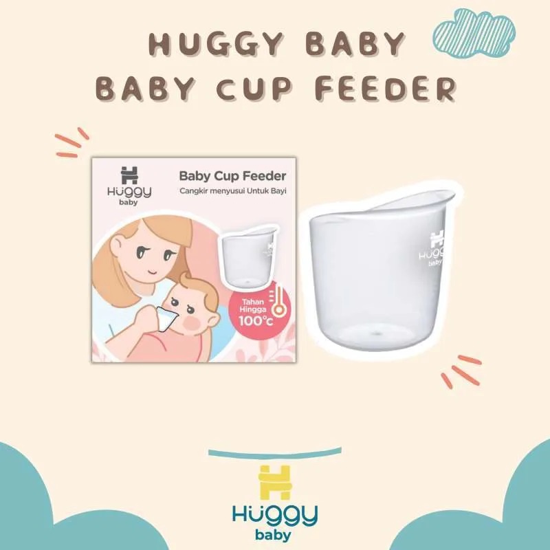 Huggy Baby Baby Cup Feeder | Gelas Sloki Cangkir Bingung Puting ASIP - B1010042