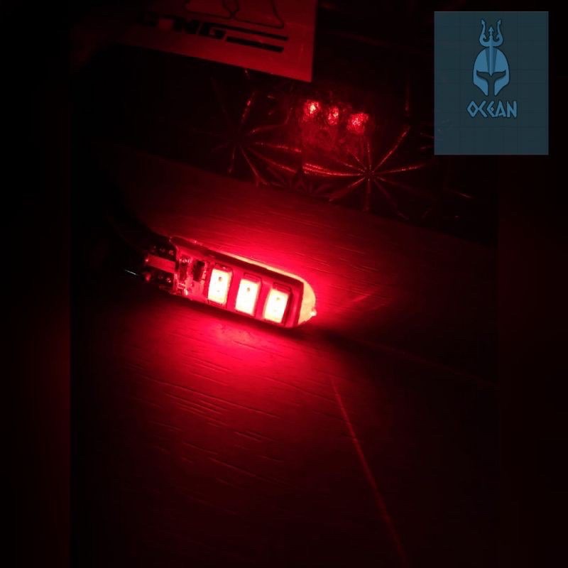 Sen colok jelly kedip 6led harga sepasang atau 2pcs nmax aerox lexi rxking beat mio vario dll-Merah