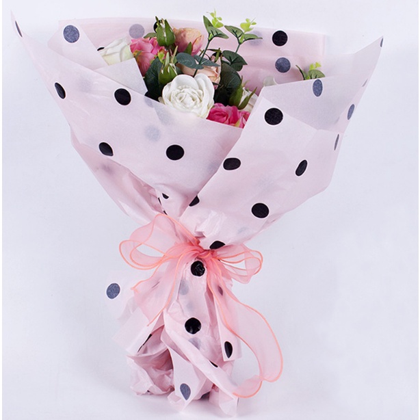 Flower Wrapping Paper Kertas Buket Bunga Florist Tissue Serat Pembungkus Bunga KB04