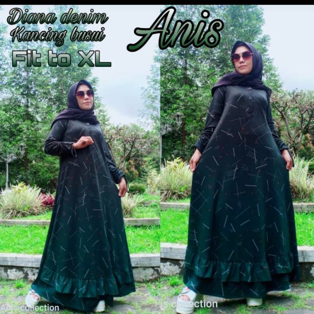 Gamis Anis Diana Denim