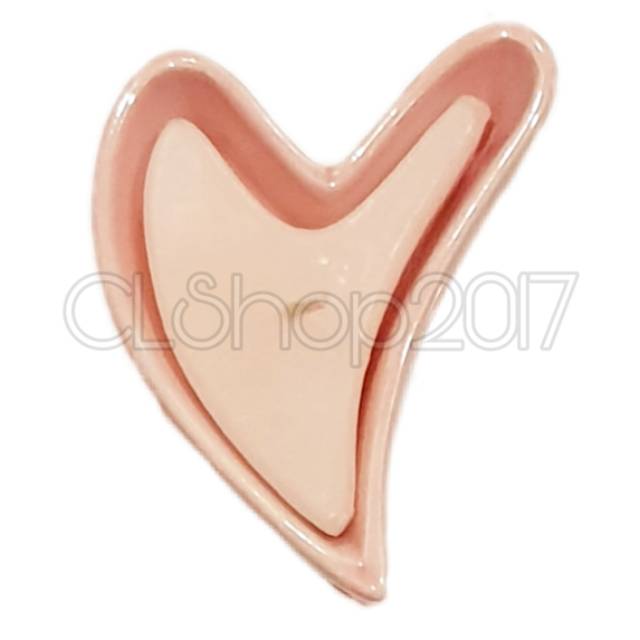 PINK HEART-SHAPED CANDLE HOLDER