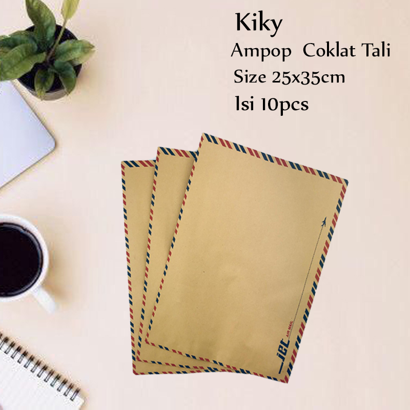 * Amplop Coklat Tali Am 310 * Kyki * 10 pcs * 250x350mm