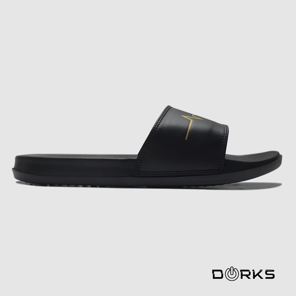 Dorks - Beat Gold | Sandal Slop | Sandal Slide | Sandal Slide Pria |  Sandal Murah | Sandal Original-1