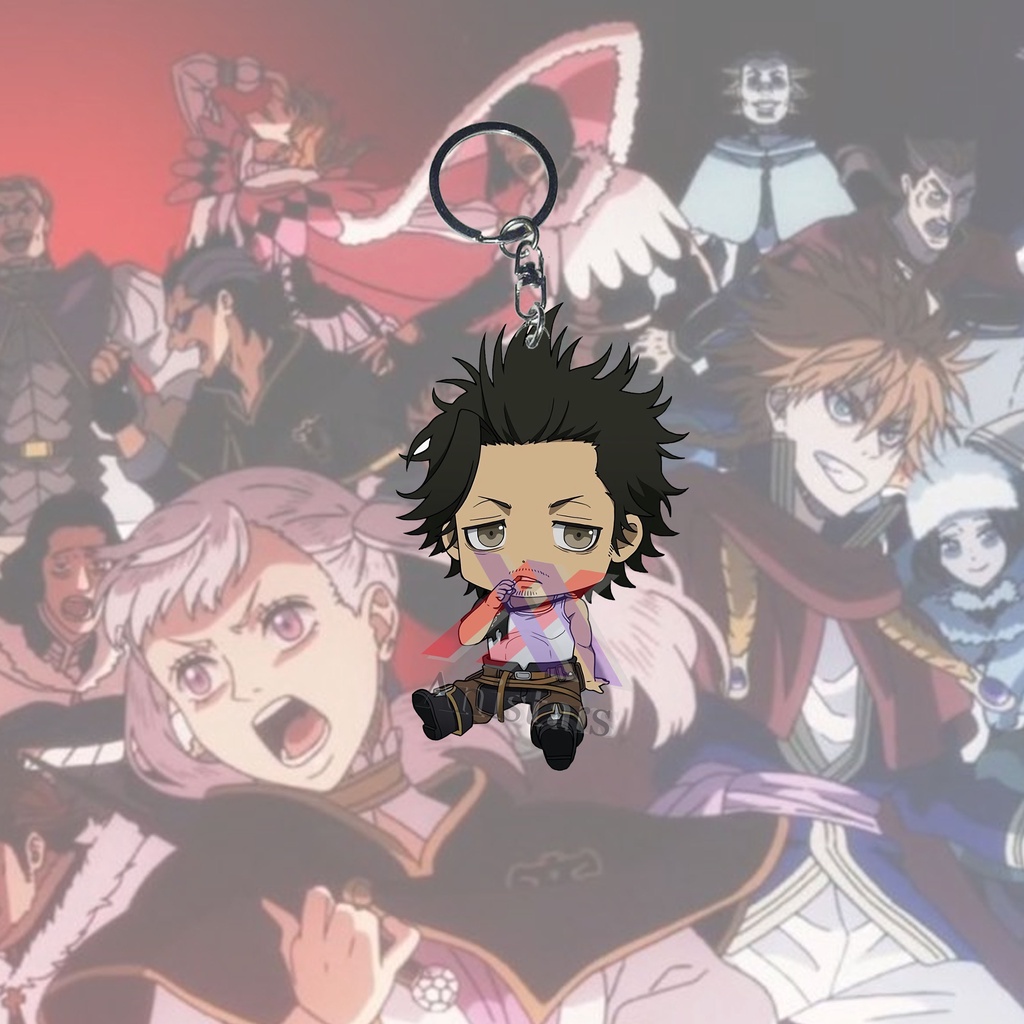 Gantungan Kunci Black Clover Yami - Key Chain - Souvenir - Anime - Ganci - Ganci Anime