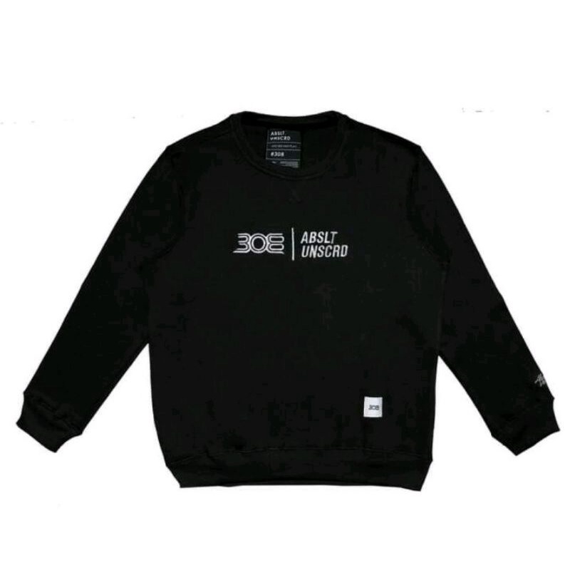 308 Abslt Unscrd || Sweater Crewneck - Black Edition