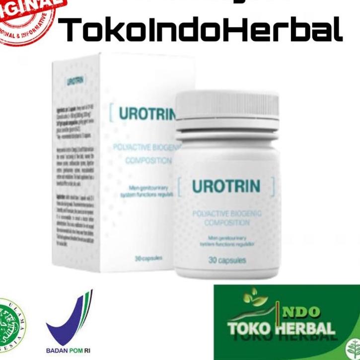 UROTRIN Obat Herbal Alami Asli Original Telah Lulus Uji BPOM ..
