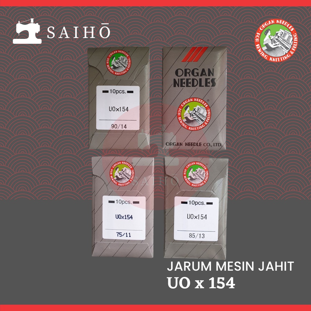 Organ Needles UOx154 / UO x 154 - Jarum Mesin Jahit