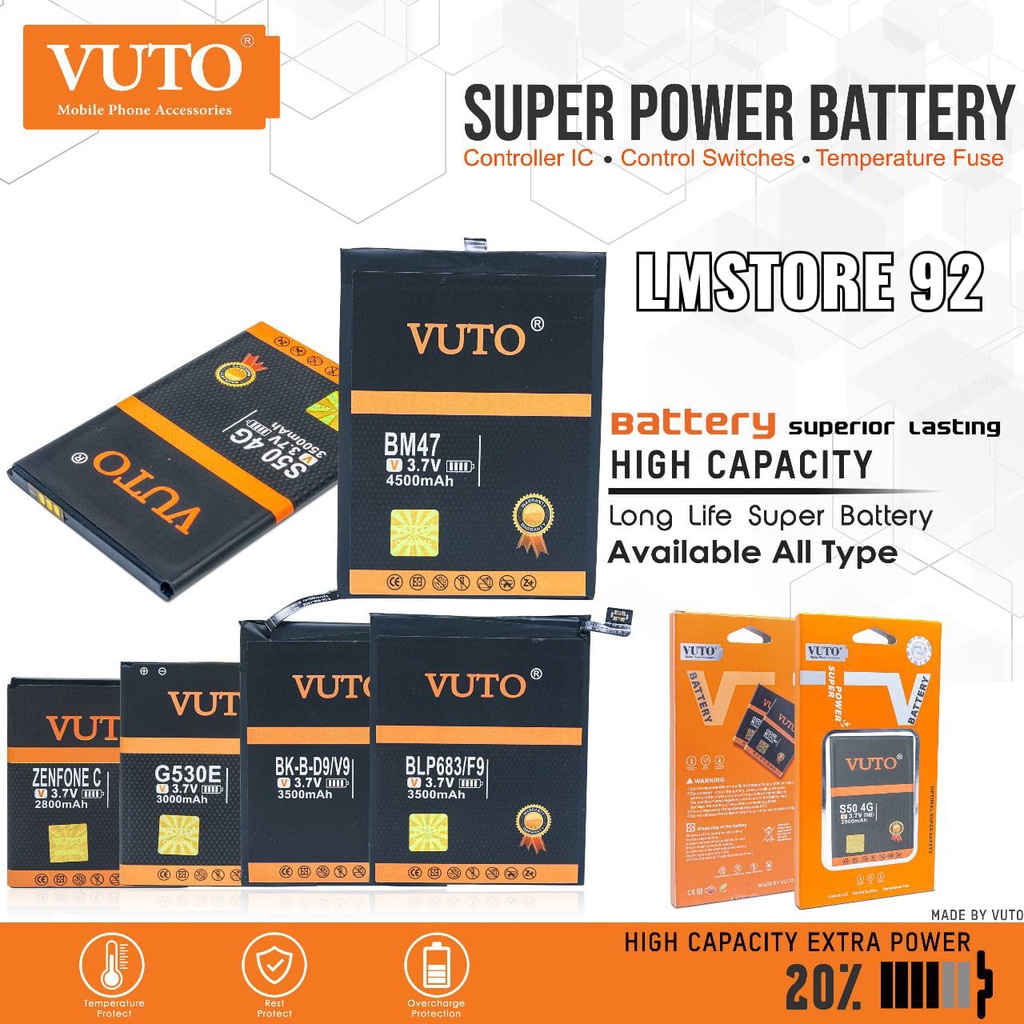 baterai vuto original 100  asus c11p1325   zenfone 6   baterai double power batre battery