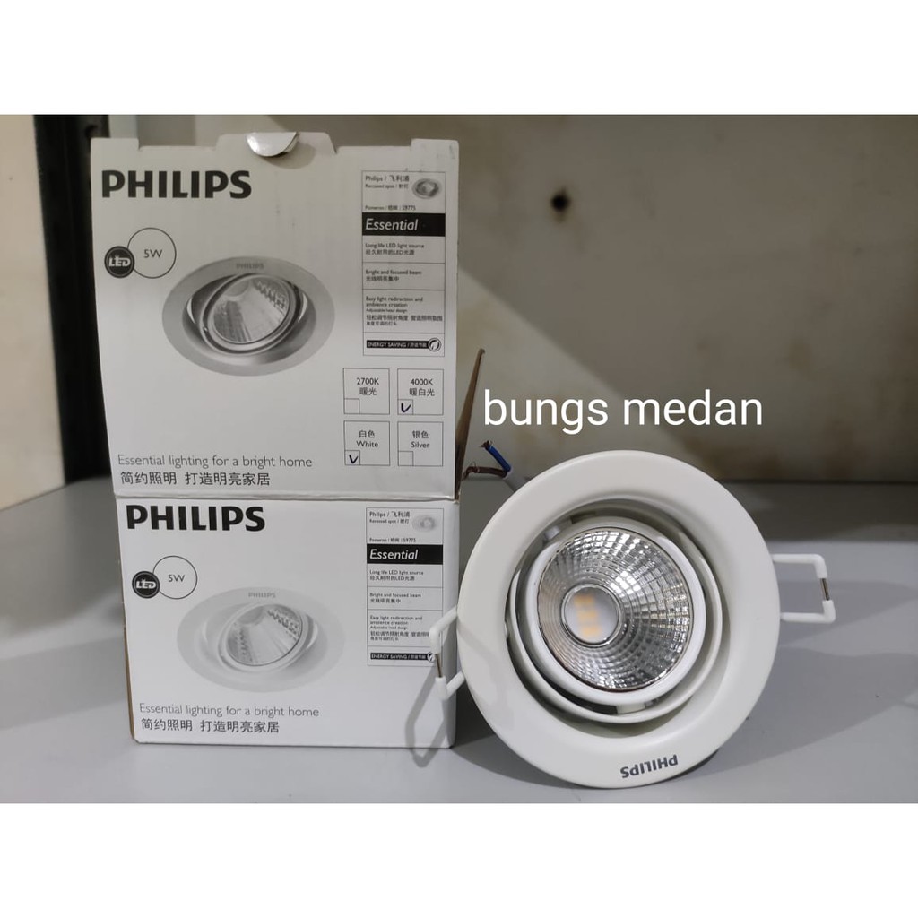 LAMPU LED PHILIPS SOROT POMERON 5W 5WATT 5 WAT 4000K NW SPOT putih natural white