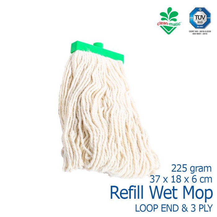 Refill Pel Alat Pel Lantai Wet Mop Cleanmatic 960026