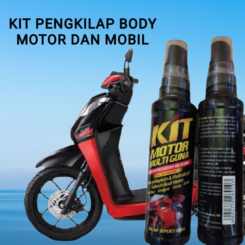 KIT SPRAY 100 ML PENGKILAP BODY MOTOR DAN MOBIL