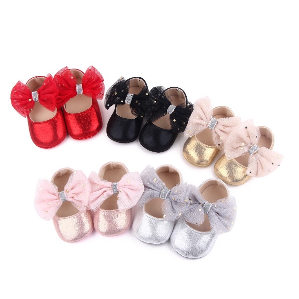 Prewalker Bayi Ribbon 6M - 18M Sepatu Anak Perempuan Import High Quality CBKS