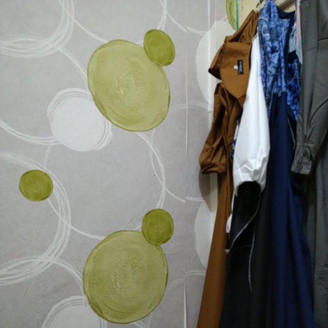 Dress Gamis Korpri Batik Jumbo Guru Pns Navy<br /> Toyobo Ori S M L Xl Xxl Jumbo