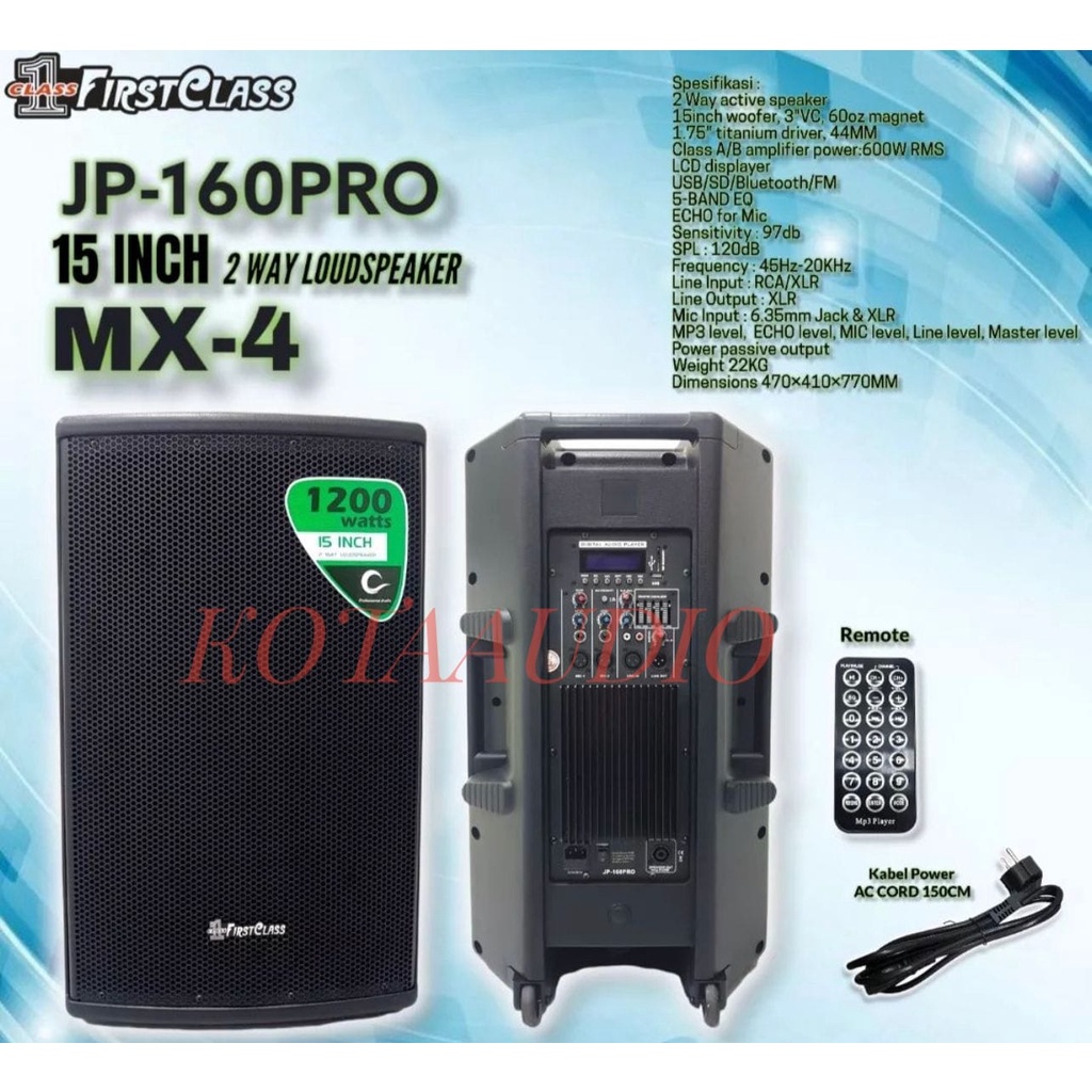 SPEAKER FIRSTCLASS JP160PRO MX4 JP160PROMX4 FIRST CLASS JP160PRO MX 4