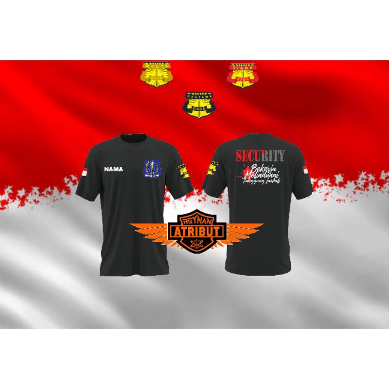 Kaos Lengan Pendek SECURITY