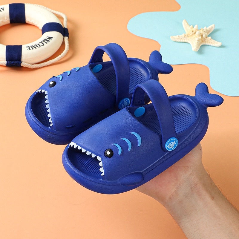 Sendal / Sandal Anak Viral Lucu BABY SHARK HIU Import Laki Laki Perempuan/ Sandal Karet / Sandal Anak Lucu / Sandal EVA Anak Import Murah Lebay / Sandal  Pantai Anak