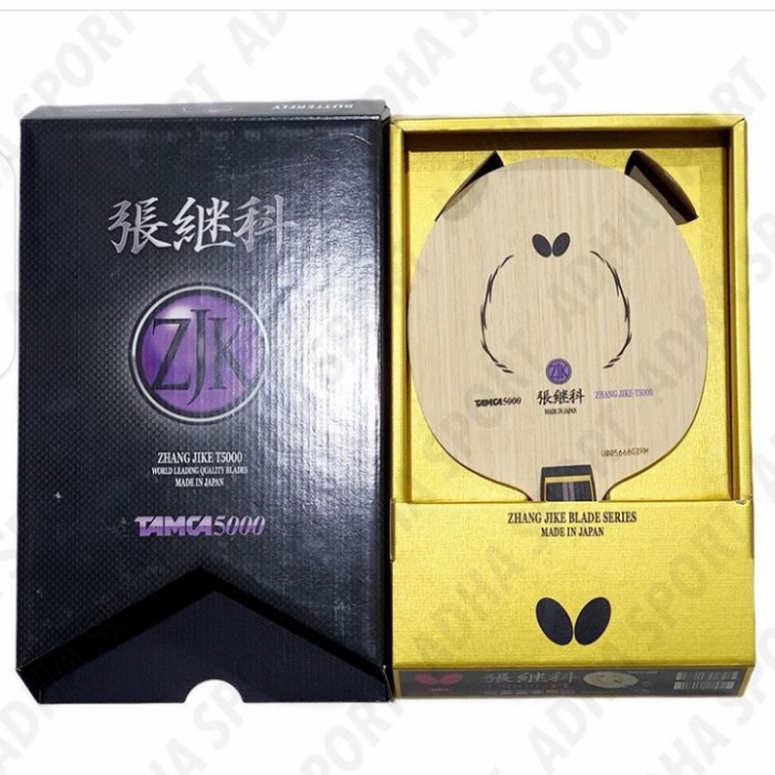 BUTTERFLY ZHANG JIKE T5000 TAMCA 5000 KAYU BAT BET PINGPONG TENIS MEJA