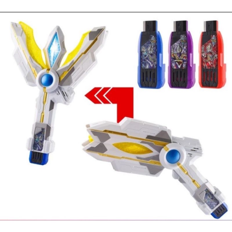 Mainan Senjata Ultraman Trigger DX Senjata Ultraman Geed Altman Zero
