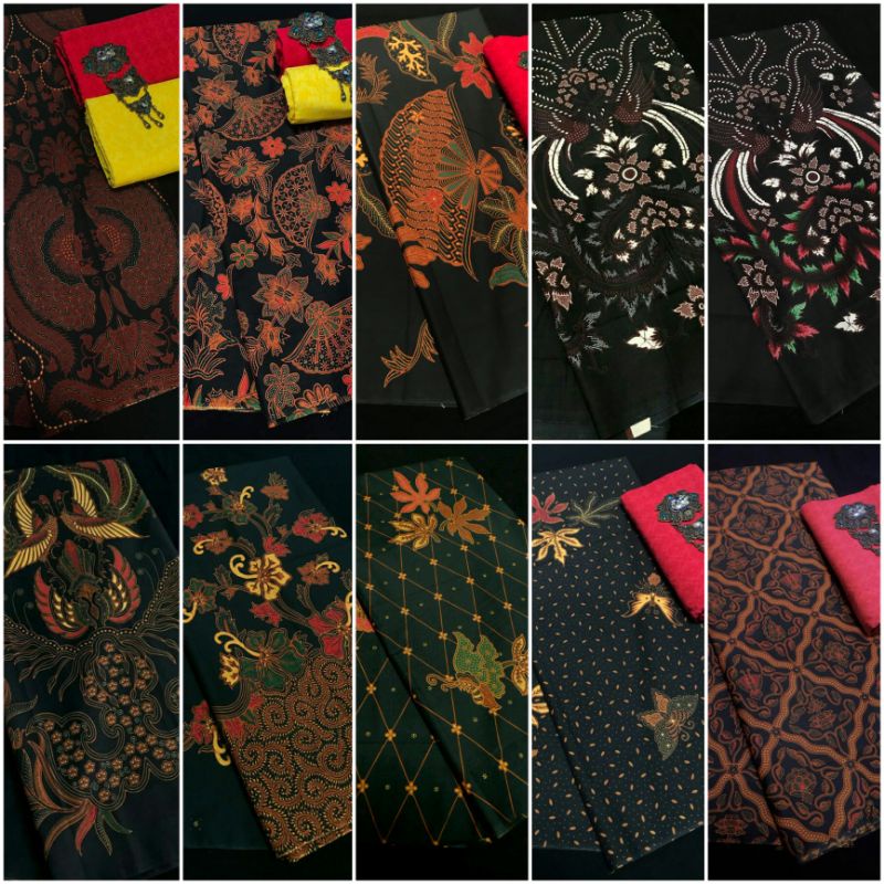 KAIN BATIK HALUS WARNA PUTIH COKLAT PUTIHAN KAIN BATIK SOGAN HALUS KEBAT