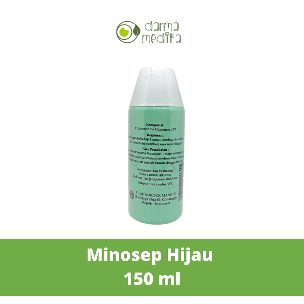 Minosep Obat Kumur 150ml 150 ml - Hijau