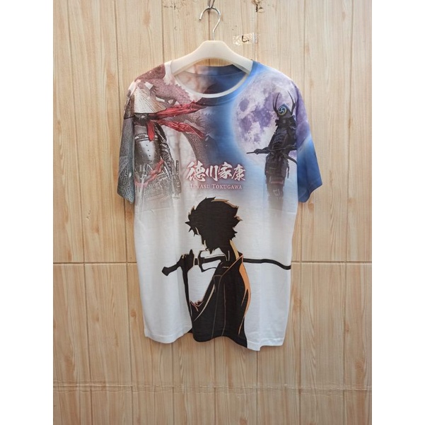 KAOS SAMURAI DISTRO PUTIH LENGAN PENDEK