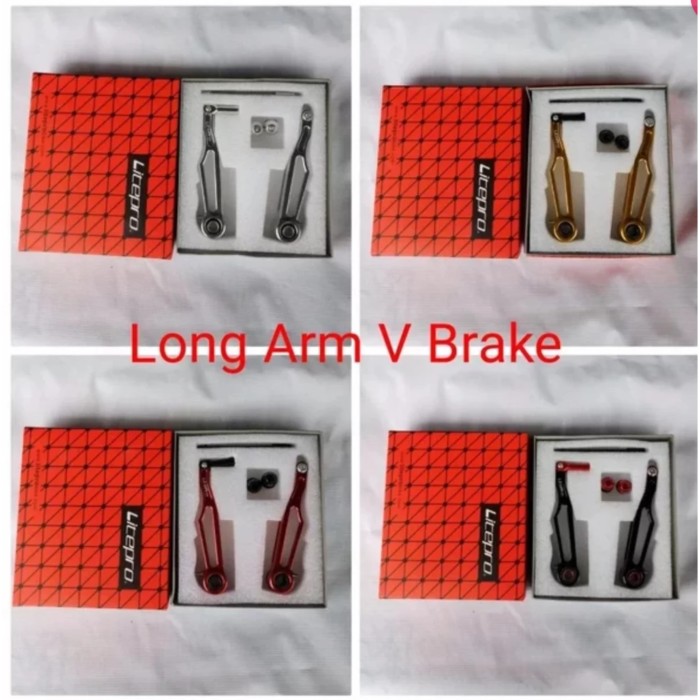 V BRAKE LITEPRO V238 LONG ARM - GOLD