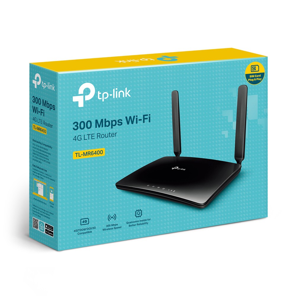 TP-LINK TL-MR6400 Wireless N300 4G LTE Router