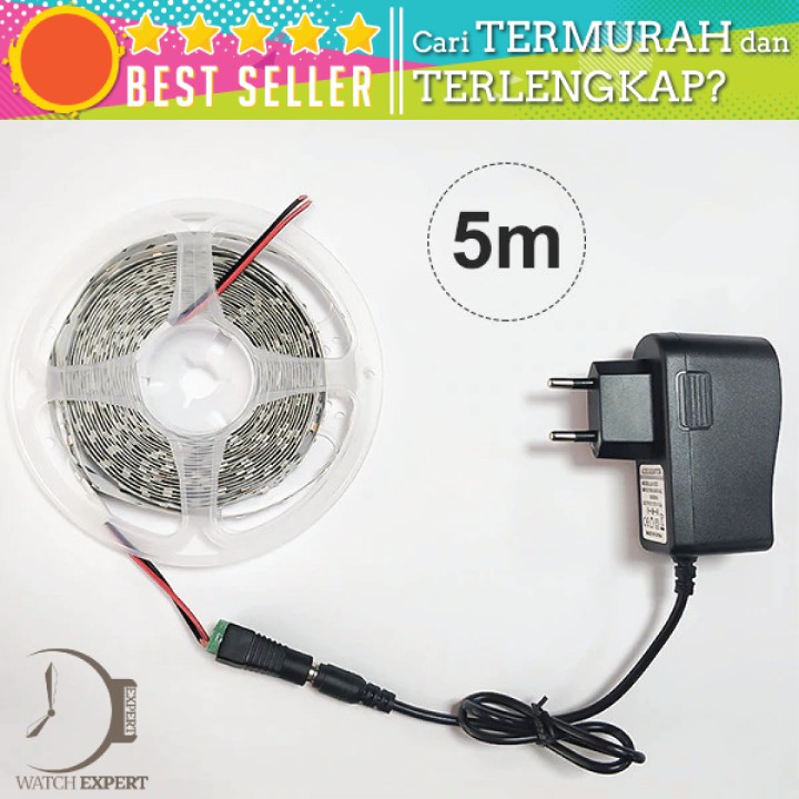 COD Lampu LED Strip Untuk Dekorasi SMD 5630 12V 5 Meter - Warm White